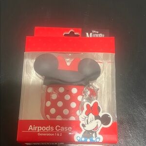 Disney Minnie Mouse Red and White AirPods Case